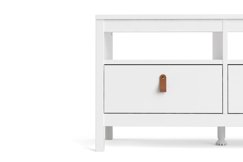 Vallvidera TV-bord 151 cm - Hvid/Natur - Møbler - TV borde & mediemøbler - TV-borde