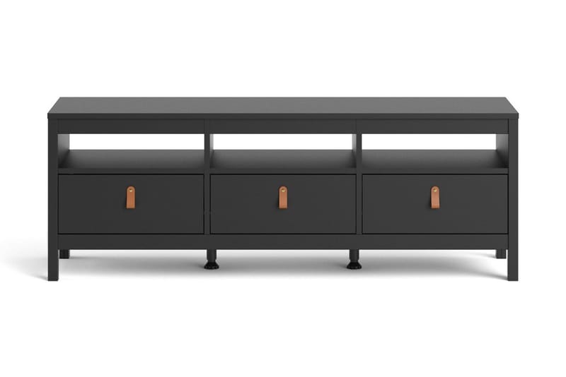 Vallvidera TV-bord 151 cm - Sort/Natur - Møbler - TV borde & mediemøbler - TV-borde