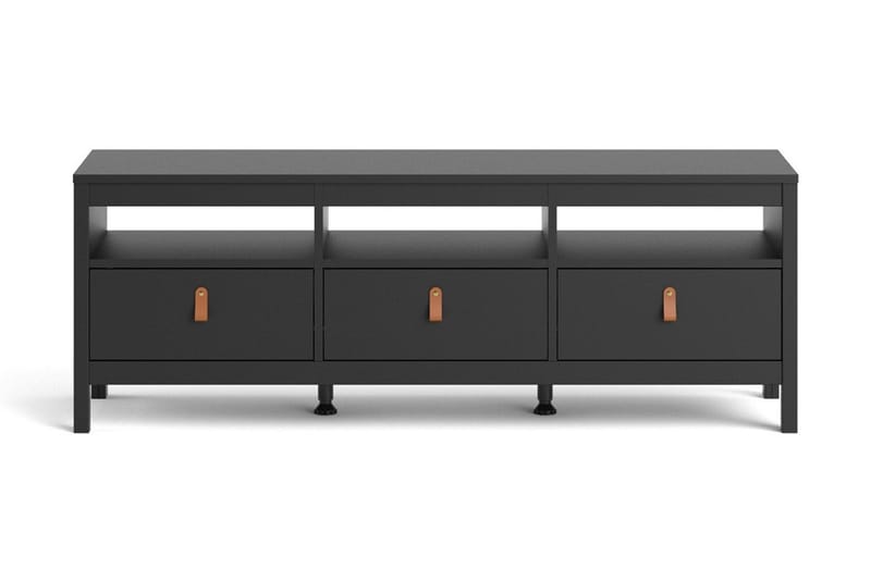 Vallvidera TV-bord 151 cm - Sort/Natur - Møbler - TV borde & mediemøbler - TV-borde