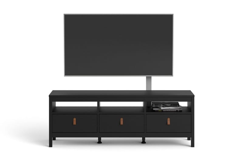 Vallvidera TV-bord 151 cm - Sort/Natur - Møbler - TV borde & mediemøbler - TV-borde