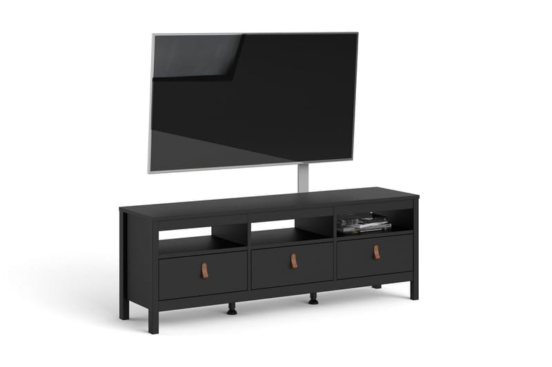 Vallvidera TV-bord 151 cm - Sort/Natur - Møbler - TV borde & mediemøbler - TV-borde