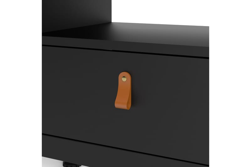 Vallvidera TV-bord 151 cm - Sort/Natur - Møbler - TV borde & mediemøbler - TV-borde