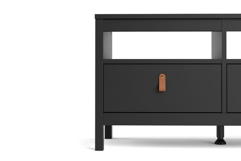 Vallvidera TV-bord 151 cm - Sort/Natur - Møbler - TV borde & mediemøbler - TV-borde