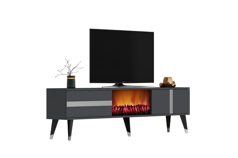 Vania TV-Bord 150 cm - Sølv - TV-borde