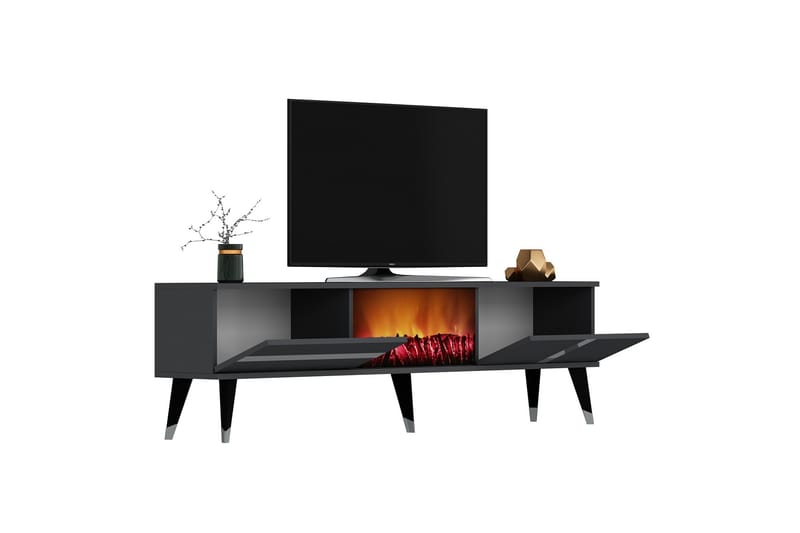 Vania TV-Bord 150 cm - Sølv - TV-borde