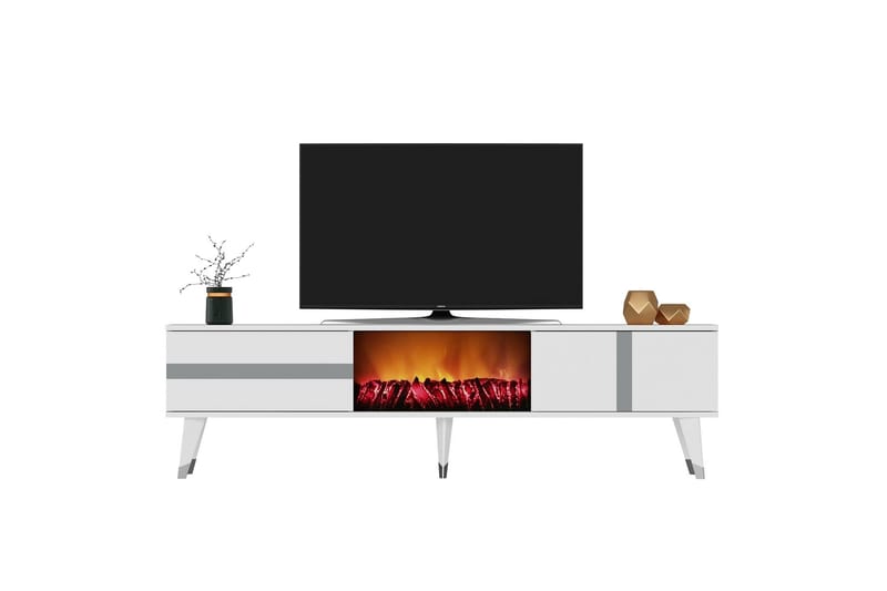 Vania TV-Bord 150 cm - Sølv - TV-borde