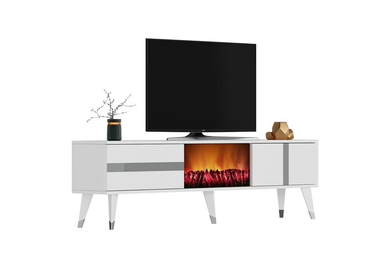 Vania TV-Bord 150 cm - Sølv - TV-borde