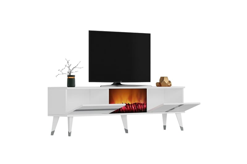 Vania TV-Bord 150 cm - Sølv - Møbler - TV borde & mediemøbler - TV-borde