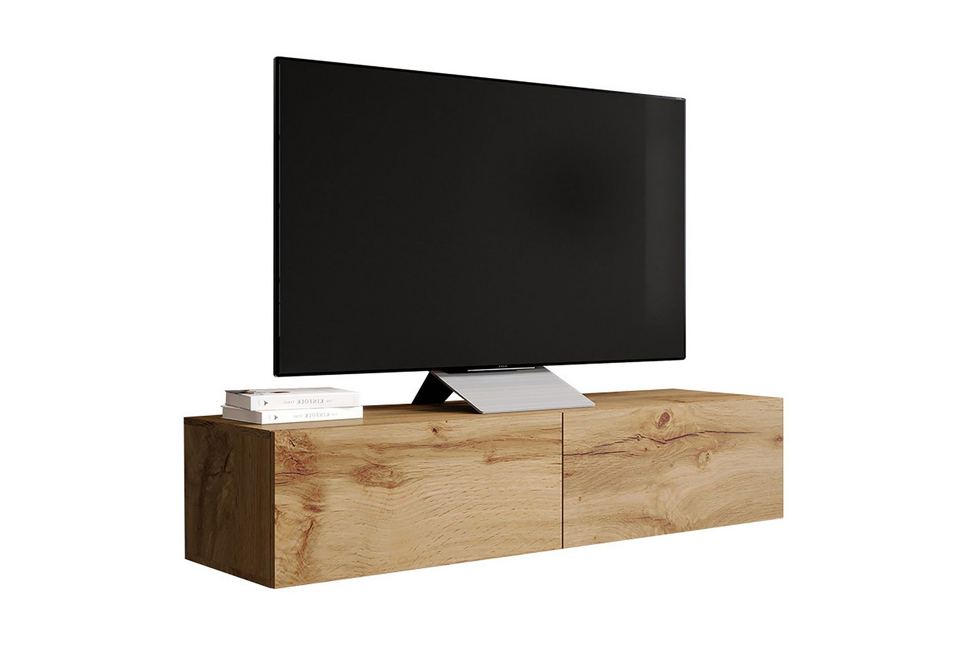 Vasil TV-Bord 140 cm - Træ/Natur - Møbler - TV borde & mediemøbler - TV-borde