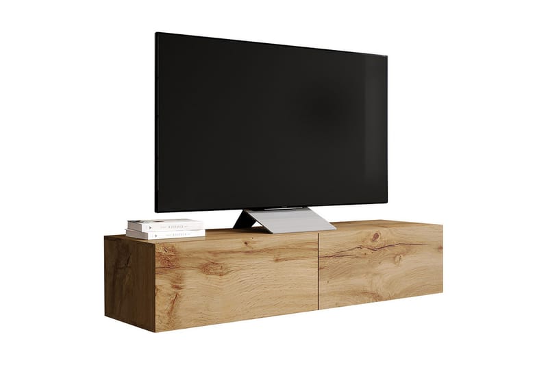 Vasil TV-Bord 140 cm - Træ/Natur - Møbler - TV borde & mediemøbler - TV-borde