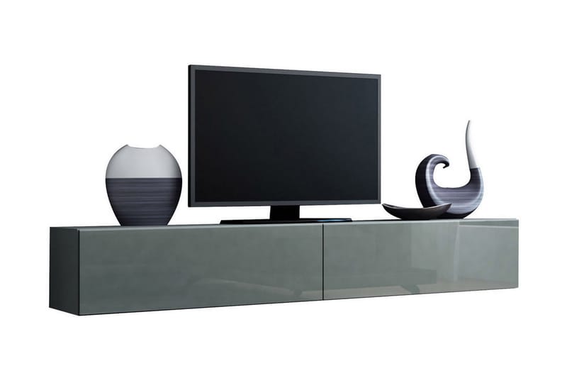 Vasil TV-bord 180 cm - Grå - TV-borde