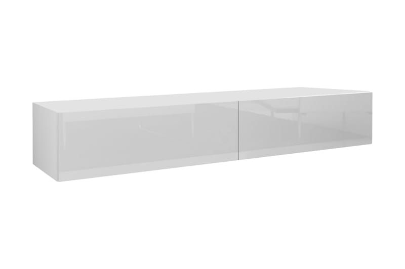 Vasil TV-Bord 180 cm - Hvid/Hvid Højglans - Møbler - TV borde & mediemøbler - TV-borde