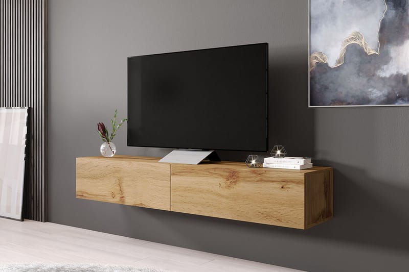 Vasil TV-Bord 180 cm - Træ/Natur - TV-borde