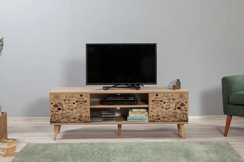 Vellavie TV-Bord 140 cm - Mønstret - Møbler - TV borde & mediemøbler - TV-borde