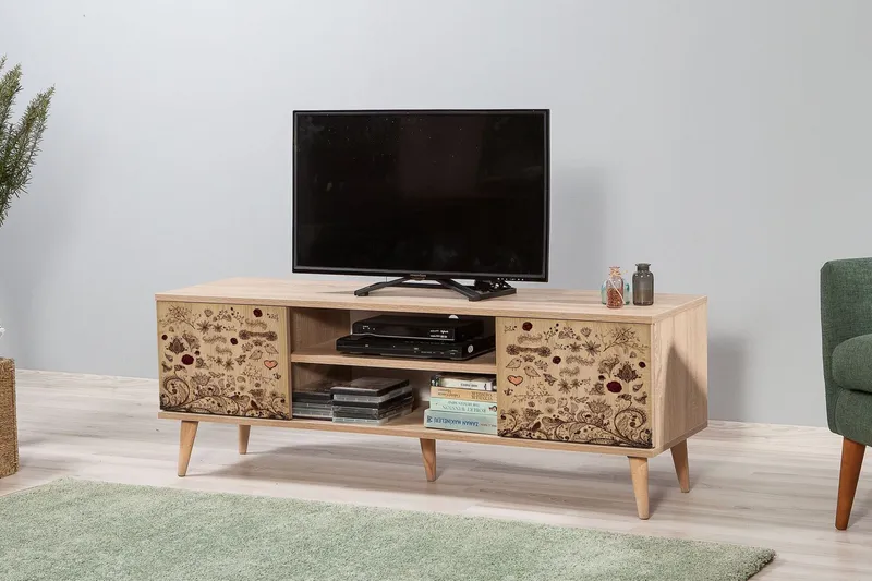 Vellavie TV-Bord 140 cm - Mønstret - Møbler - TV borde & mediemøbler - TV-borde