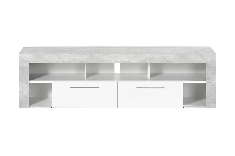 Vibio TV-Bord 180 cm - Hvid/Beton - Møbler - TV borde & mediemøbler - TV-borde