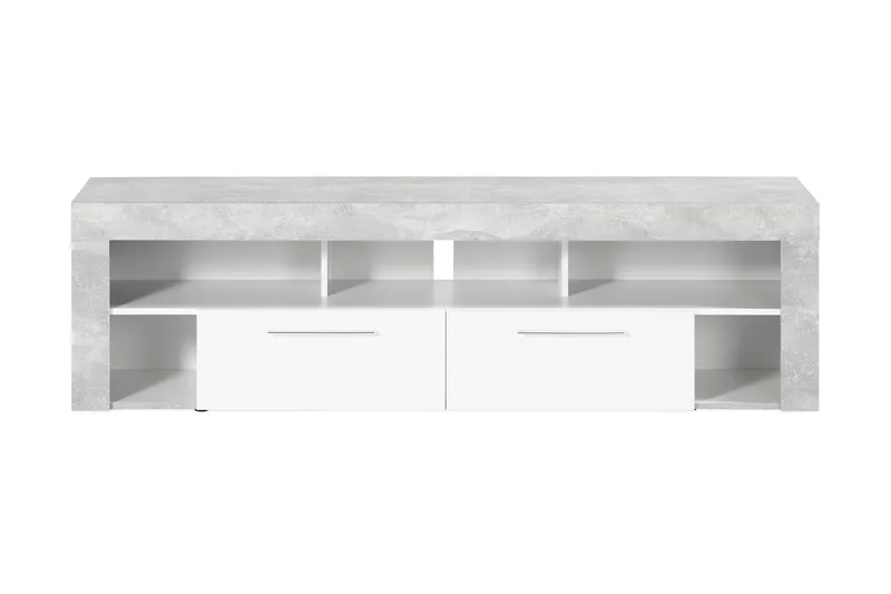 Vibio TV-Bord 180 cm - Hvid/Beton - Møbler - TV borde & mediemøbler - TV-borde