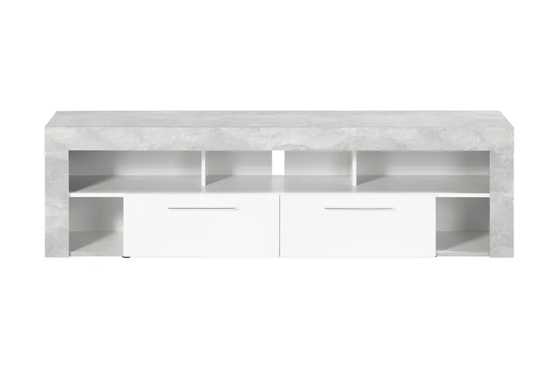 Vibio TV-Bord 180 cm - Hvid/Beton - Møbler - TV borde & mediemøbler - TV-borde