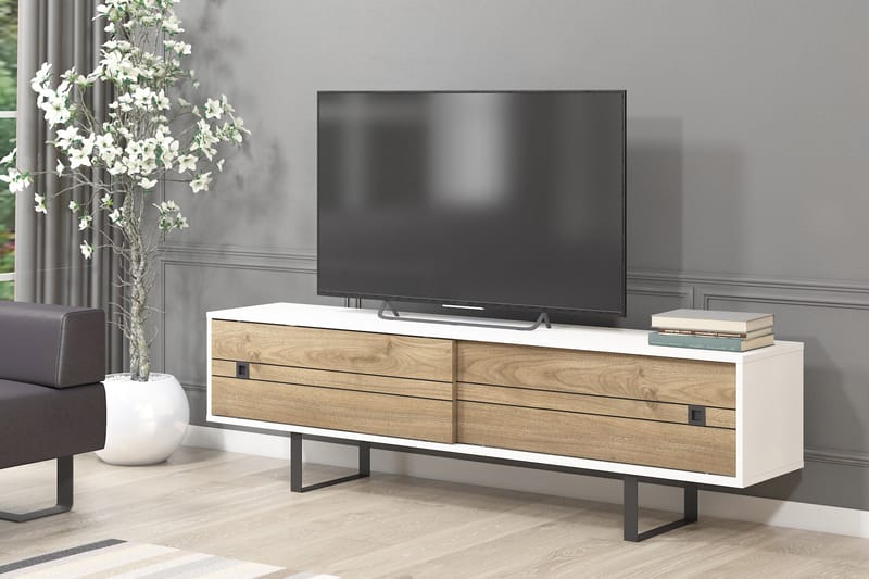 Viltene TV-Bord 180 cm - Brun - TV-borde