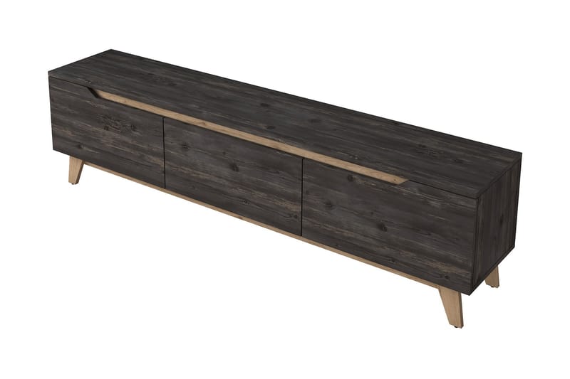 Virkesboda TV-Bord 180 cm - Sort/Brun - Møbler - TV borde & mediemøbler - TV-borde