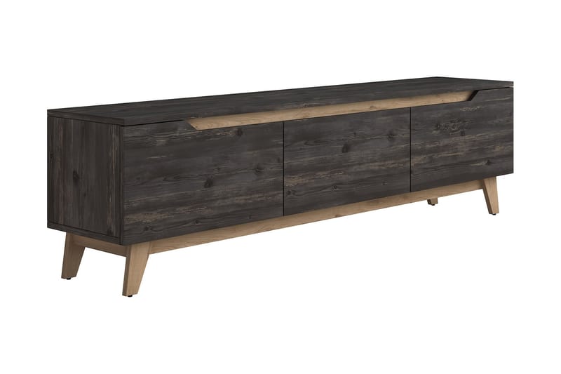 Virkesboda TV-Bord 180 cm - Sort/Brun - Møbler - TV borde & mediemøbler - TV-borde