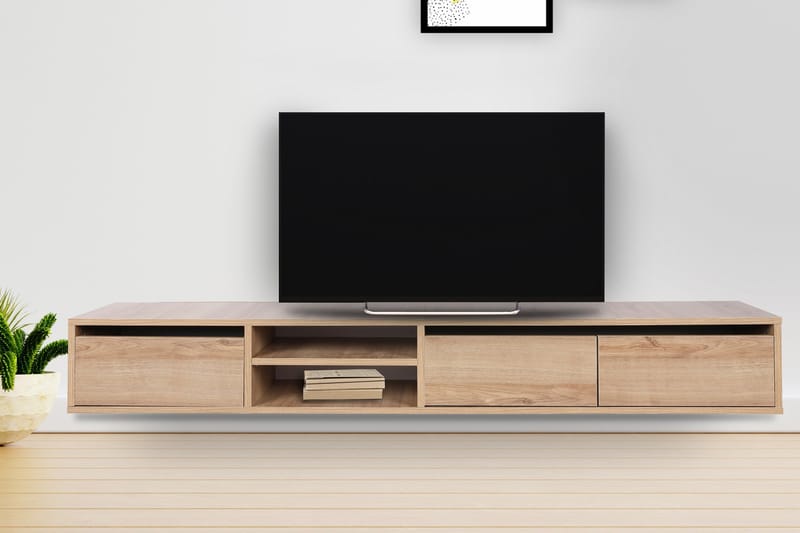 Warffum TV-Bord 180 cm - Natur - TV-borde