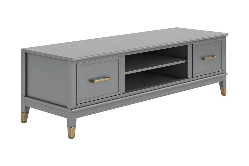 Westerleigh TV-bord 152x50 cm Grafitgrå, CosmoLiving