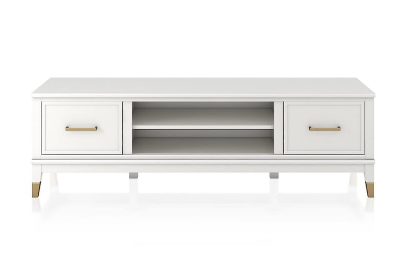 Westerleigh TV-bord 152x50 cm Hvid - CosmoLiving - Møbler - TV borde & mediemøbler - TV-borde