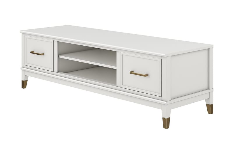 Westerleigh TV-bord 152x50 cm Hvid - CosmoLiving - Møbler - TV borde & mediemøbler - TV-borde
