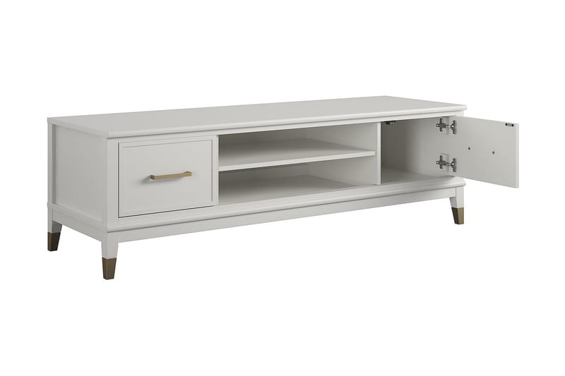 Westerleigh TV-bord 152x50 cm Hvid - CosmoLiving - Møbler - TV borde & mediemøbler - TV-borde