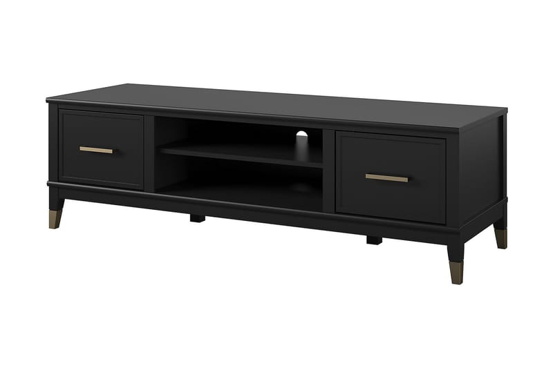 Westerleigh TV-bord 152x50 cm Sort - Møbler - TV borde & mediemøbler - TV-borde