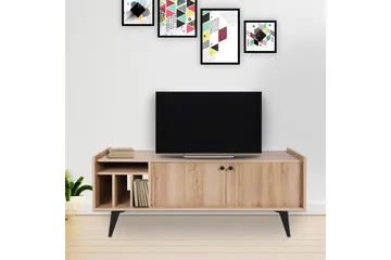 Winskill TV-Bord 150 cm - Natur / sort - Møbler - TV borde & mediemøbler - TV-borde