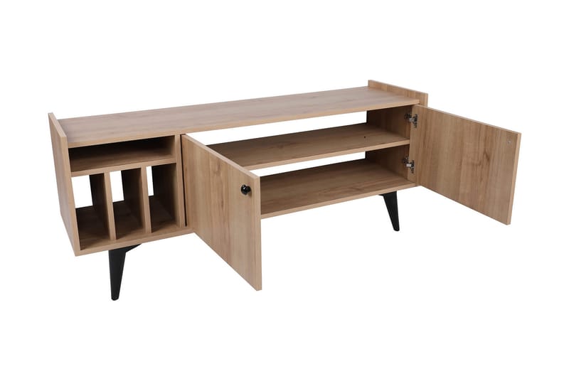 Winskill TV-Bord 150 cm - Natur / sort - Møbler - TV borde & mediemøbler - TV-borde
