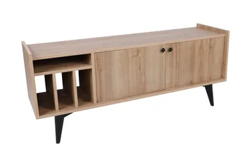 Winskill TV-Bord 150 cm - Natur / sort - Møbler - TV borde & mediemøbler - TV-borde