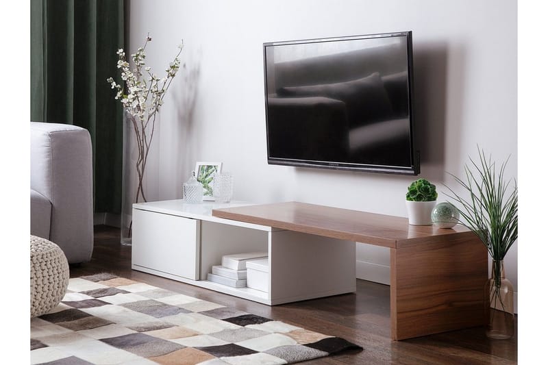 Yonkers TV-Bord 40 x 159 cm - Hvid - Møbler - TV borde & mediemøbler - TV-borde