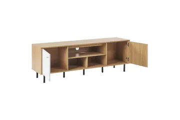 TV-bord Palmer Lyst træ, hvid - Lyst træ, hvid - Møbler - TV borde & mediemøbler - TV-borde