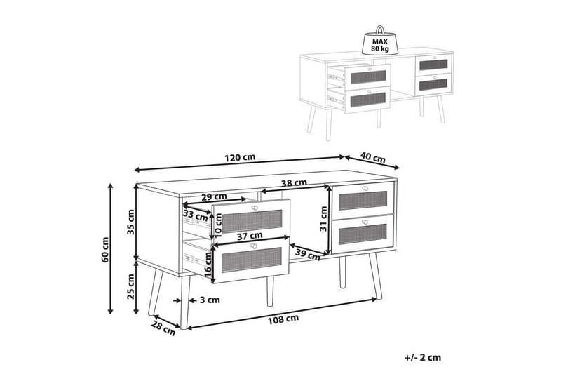 TV-bord Perote - Møbler - TV borde & mediemøbler - TV-borde