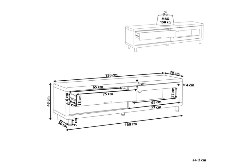 TV-bord Pemborke - Møbler - TV borde & mediemøbler - TV-borde