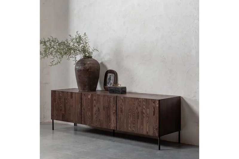 TV-enhed Bono - Brun, Ask - Møbler - TV borde & mediemøbler - TV-skab