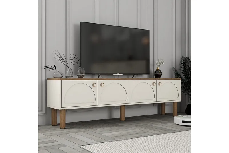 TV-enhed Cool Creme - Creme - Møbler - TV borde & mediemøbler - TV-borde