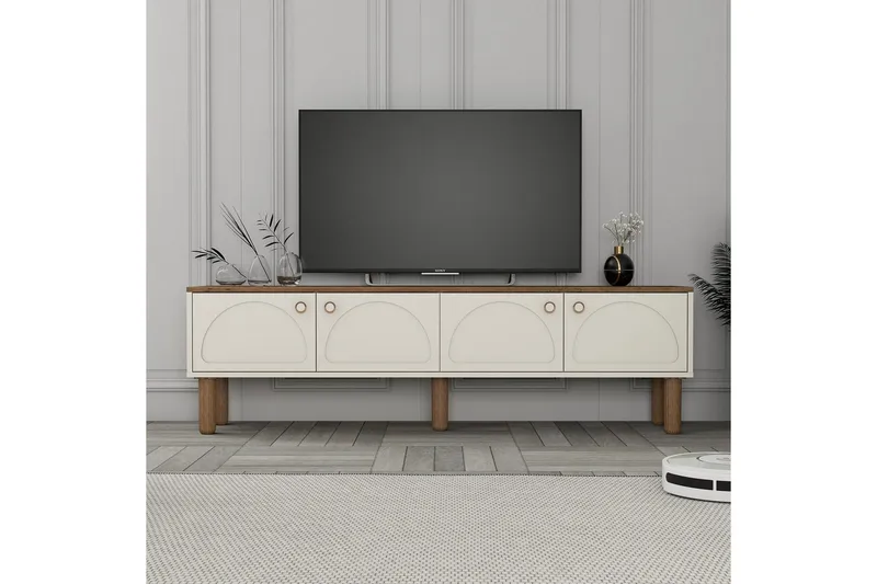 TV-enhed Cool Creme - Creme - Møbler - TV borde & mediemøbler - TV-borde