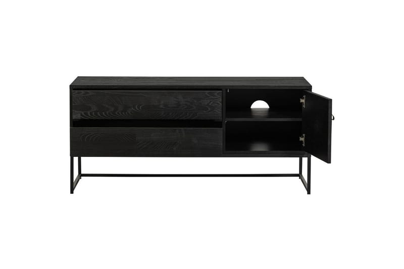 TV-enhed Silas - Blacknight, Ask, 120 cm - Møbler - TV borde & mediemøbler - TV-borde
