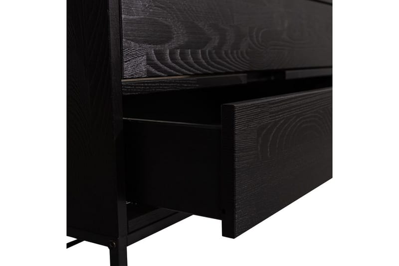TV-enhed Silas - Blacknight, Ask, 120 cm - Møbler - TV borde & mediemøbler - TV-borde