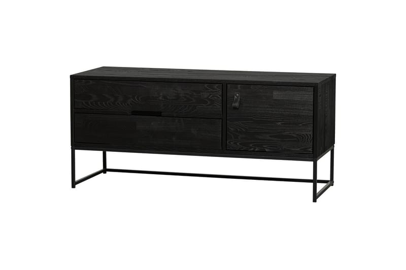 TV-enhed Silas - Blacknight, Ask, 120 cm - Møbler - TV borde & mediemøbler - TV-borde