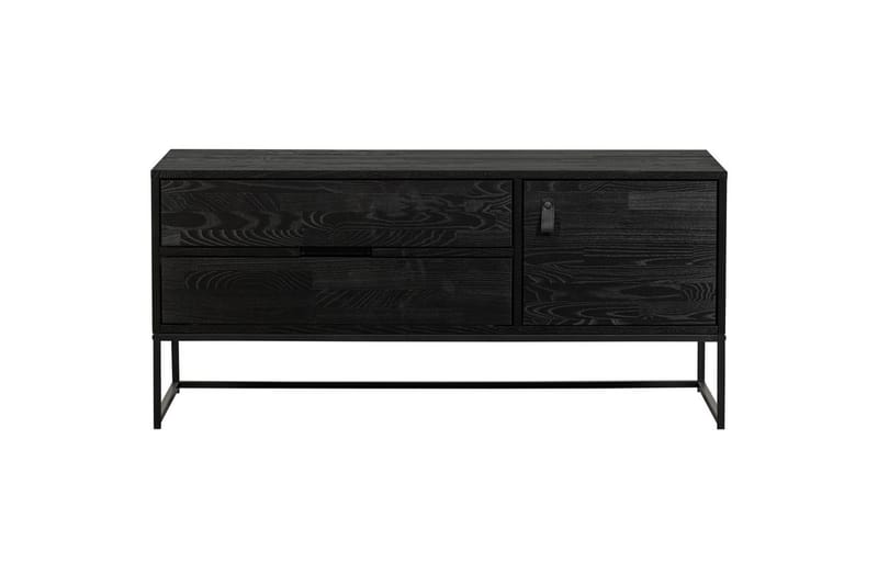 TV-enhed Silas - Blacknight, Ask, 120 cm - Møbler - TV borde & mediemøbler - TV-borde
