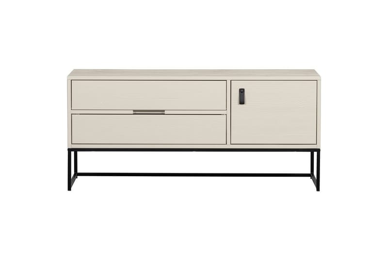 TV-enhed Silas - Støv, Børstet fyrretræ, 120 cm - Møbler - TV borde & mediemøbler - TV-borde