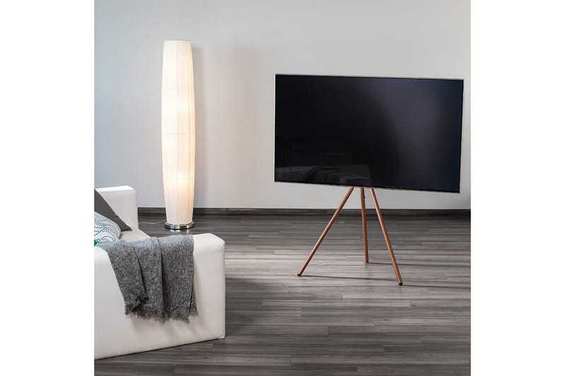 TV Gulvstativ Hama Design Op til 75 - Mørkebrun - Møbler - TV borde & mediemøbler - Mediestativ & vægbeslag