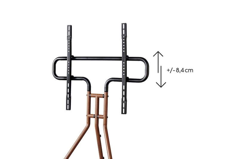 TV Gulvstativ Hama Design Op til 75 - Mørkebrun - Møbler - TV borde & mediemøbler - Mediestativ & vægbeslag