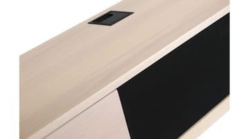 TV-hylde Junionne Lille - Hvidpigmenteret eg - Møbler - TV borde & mediemøbler - TV-reol