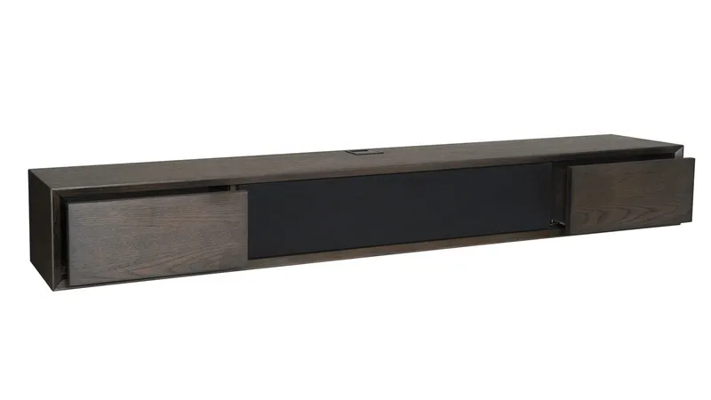 TV-hylde Junionne Stor - Brunlakeret eg - Møbler - TV borde & mediemøbler - TV-reol